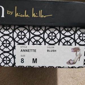 Nicole Miller | Shoes | Nicole Miller Blush Heels | Poshmark
